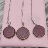 سه عدد حرز با زنجیر نقره|جواهرات|آبیک, |دیوار