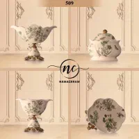 سرویس 4 تیکه چینی طرح گل