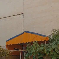 سایبان  برزنت ضخیم ضد اب و سایبان ۶ متری ریلی سبز