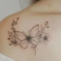 تتو بدن فیبروز هاشور قاب و سایه