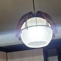 لوستر چوبی