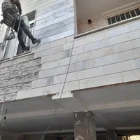 پیچ ورولپلاک نما پیچ رول پلاک کاردر ارتفاع ابندی|خدمات پیشه و مهارت|آمل, |دیوار