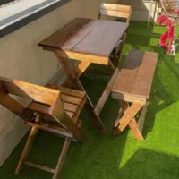 کرسی چوبی تاشویی|بخاری، هیتر، شومینه|کرج, حسین‌آباد|دیوار