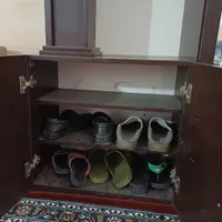جا کفشی ام دی اف جادار با آینه و چوب لباسی|جاکفشی، کمد، دراور|شیراز, لشکری‎|دیوار