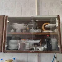 فروش کابینت وسینک کارکرده وهود به همراه سنگ کابینت|آب‌چکان و نظم‌دهنده ظروف|شیراز, شهرک فرزانگان|دیوار