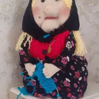 عروسک ننه سرماباآقاجون|صنایع دستی و سایر لوازم تزئینی|کرمانشاه, |دیوار