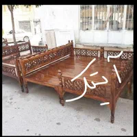 تخت سنتی دو در یک