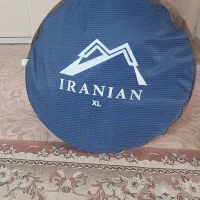 چادر مسافرتی ۱۲نفره برزنتی اسکلتی ضدعرق وآب آکبند|کوهنوردی و کمپینگ|ری, علایین|دیوار