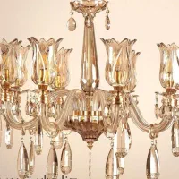 لوستر های کریستالی و فلزی