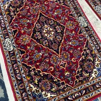 جفت پشتی دستبافت لاکی شادسر کاشان مارک دار در حدنو