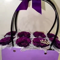 بوکت گل رز|گل و گیاه طبیعی|گلبهار, شهر جدید گلبهار|دیوار