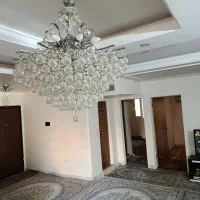 لوستر کریستالی 12 شاخه به همراه لوستر سقفی 3 شاخه