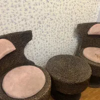 ست دونفر صندلی و  میز عسلی