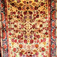 قالیچه دستباف ابریشم دو رو مستقیم از بافنده