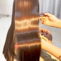 مدل برای کراتین پروتئین تراپی مو با بهترین نتیجه