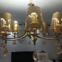 فروش دو عدد لوستر شیک ولوکس|لوستر و چراغ آویز|رشت, یخسازی|دیوار