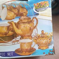 چایخوری قهوه خوری ست کامل قوری فنجان قندان