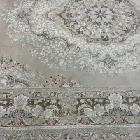فرش ۱۲ متری جفت ۱۰۰۰ شانه ۳۰۰۰ تراکم رنگ بژ طوسی