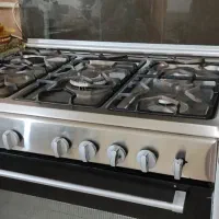 گاز فر دار استیل صفحه چدن