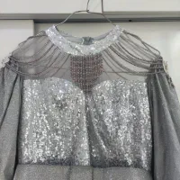 لباس مجلسی نقرهای اکلیلی|لباس|کلاردشت, |دیوار