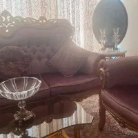 مبل استیل ۹نفره|مبلمان خانگی و میز عسلی|قم, مجیدیه|دیوار