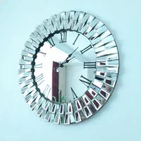 ساعت دیواری آینه ای