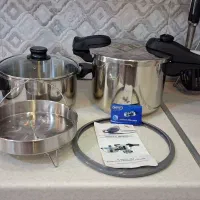 زودپز و بخارپز دوقلو ایتالیایی