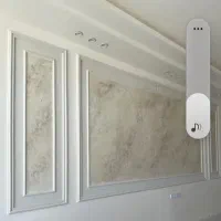 گچ کاری .لکه گیری .ابزار .انواع نور مخفی