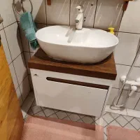 ۲ عدد روشویی و کابینت