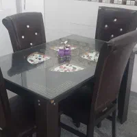 میزغذاخوری ۴نفره  به علت تغییر دکوراسیون فروخته می|میز و صندلی غذاخوری|اندیمشک, |دیوار