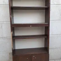 کمد کتابخانه ی چوبی