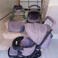 کالسکه ۴ تیکه دلیجان و سرویس حمام نوزاد