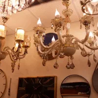 فروش انواع لوسترهای کریستالی|لوستر و چراغ آویز|تبریز, |دیوار