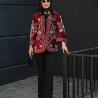 مانتو مخمل پاییزه