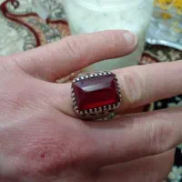 انگشتریاقوت نقره