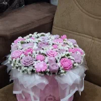 گهواره باکس نوزادی باشمع|گل مصنوعی|کرمانشاه, |دیوار