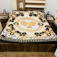 سرویس خواب کامل تختخواب پایتختی کتابخانه(فروش فوری