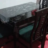 میز ناهار خوری ۴نفره کاملا سالم|میز و صندلی غذاخوری|میانه, |دیوار