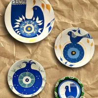 تابلو سفالی|تابلو، نقاشی، عکس|دوگنبدان, |دیوار