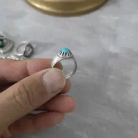 زنجیر و انگشتر نقره