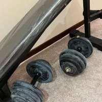 میز و دمبل ورزشی|تجهیزات ورزشی|ری, جوانمرد قصاب|دیوار