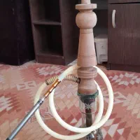 قلیان درحد نو ، چوب گردو ، شیلنگ سیلوکونی