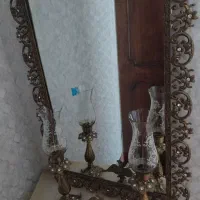 اینه شمعدان برنز|بوفه، ویترین، کنسول|اراک, |دیوار