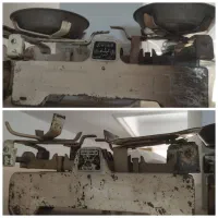 تلویزیون و ترازوی قدیمی|کلکسیون اشیاء عتیقه|ملارد, |دیوار