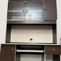 بوفه دوتکه میزتحریروجاکتابی دوتکه