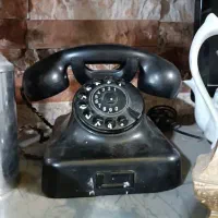 تلفن زیمنس رومیزی و چوبی آنتیک|تلفن رومیزی|آمل, |دیوار