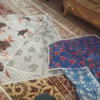 سفره دور دوز اصفهان کیسه نون و سبزی