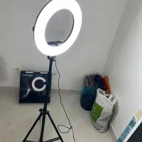 رینگ لایت ایدوبلو و پایه دوربین اسلیک