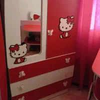 ست کامل سیسمونی بچه درحدنو|تخت و سرویس خواب|ساری, |دیوار