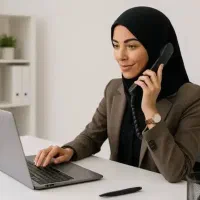 منشی خانم آشنا به حوزه کنکور و سابقه کار بازاریابی